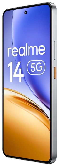 Realme 14 5G 12/256GB Mecha Silver Smartphone Android OLED 6.67 pulgadas 50MP IP69 Realme 14 5G 12/256GB Mecha Silver Smartphone Android OLED 6.67 pulgadas 50MP IP69