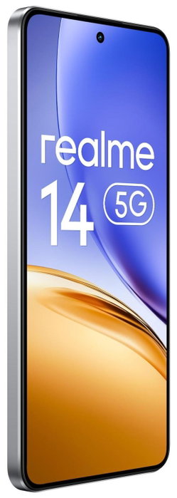 Realme 14 5G 12/256GB Mecha Silver Smartphone Android OLED 6.67 pulgadas 50MP IP69 Realme 14 5G 12/256GB Mecha Silver Smartphone Android OLED 6.67 pulgadas 50MP IP69