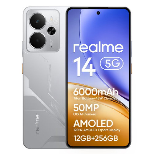 Realme 14 5G 12/256GB Mecha Silver