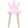 Home Deco Kids Silla Infantil Corona Rosa