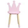 Home Deco Kids Silla Infantil Corona Rosa