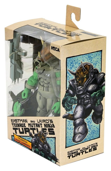 NECA Tortugas Ninja (Mirage Comics) Figura Shock Commando Triceraton 18 cm