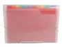Liderpapel Spectrafile Carpeta Clasificadora Fuelle con 13 Departamentos de Colores en Polipropileno Transparente A5