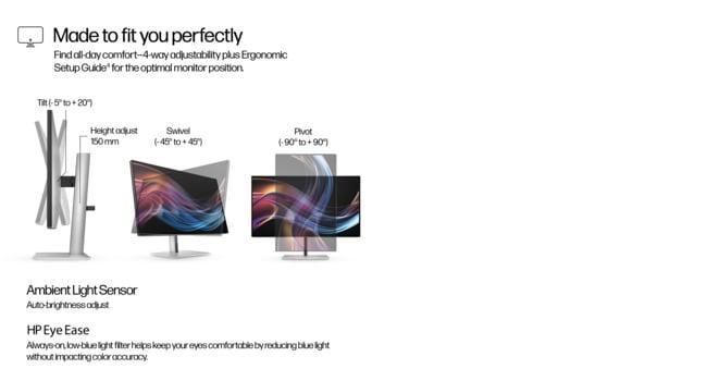 HP Serie 7 Pro Monitor 27 Pulgadas 4K UHD Thunderbolt 4 IPS Black 100W Carga - 727pk HP Serie 7 Pro Monitor 27 Pulgadas 4K UHD Thunderbolt 4 IPS Black 100W Carga - 727pk