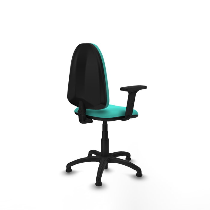 PIQUERAS Y CRESPO Silla de oficina Aýna Turquesa con Brazos 2D PIQUERAS Y CRESPO Silla de oficina Aýna Turquesa con Brazos 2D