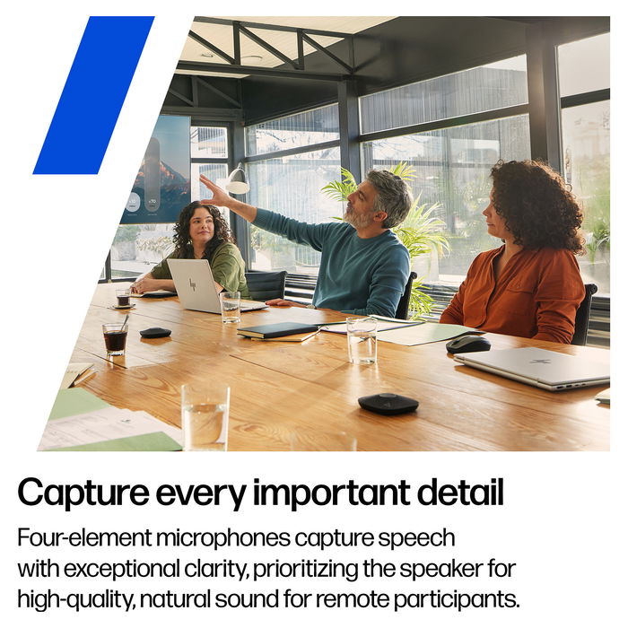 HP Poly Studio A2 Micrófono de Mesa Blanco, 6 m