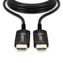 Lindy 38381 Cable HDMI 2.1 Fibra Óptica Híbrido 15 m, 48 Gbit/s, 8K HDR10+, ARC, eARC, Dolby Atmos, DTS:X, Negro