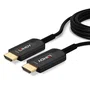 Lindy 38381 Cable HDMI 2.1 Fibra Óptica Híbrido 15 m, 48 Gbit/s, 8K HDR10+, ARC, eARC, Dolby Atmos, DTS:X, Negro