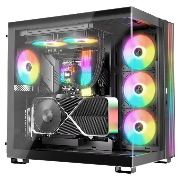 be quiet! Pure Loop 3 LX AIO Sistema de Refrigeración Líquida 240mm, Negro, 2 Ventiladores PWM de 120mm, 105.1 m³/h, Compatible con AMD AM4/AM5 e Intel LGA 1150/1200/1700/1851