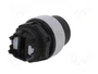 LOVATO ELECTRIC Interruptor rotativo con llave Platinum 22mm 2 posiciones negro