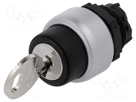 LOVATO ELECTRIC Interruptor rotativo con llave Platinum 22mm 2 posiciones negro