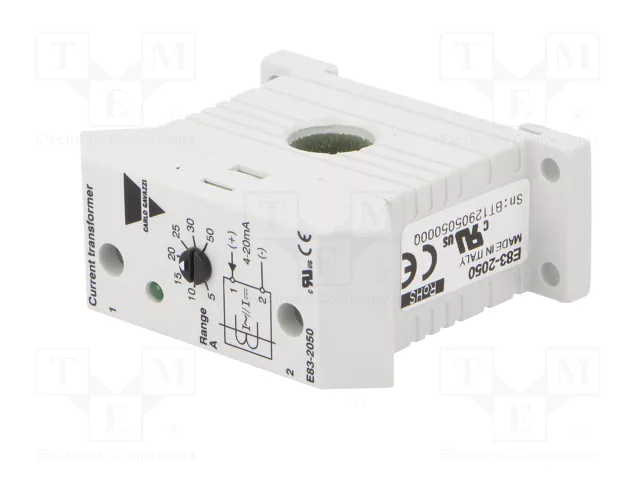 CARLO GAVAZZI E83-2050 Relé de monitorización de corriente AC