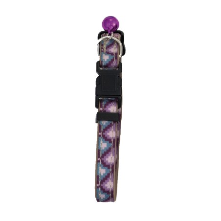 Nayeco Collar Gato Envy Lila 20-33 cm X 1 cm (Set de 3) - Ajustable, Cierre Seguridad, Brilla en Oscuridad Nayeco Collar Gato Envy Lila 20-33 cm X 1 cm (Set de 3) - Ajustable, Cierre Seguridad, Brilla en Oscuridad