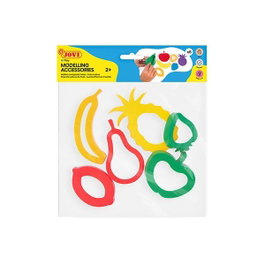 Jovi Pack de 6 Moldes de Frutas para Plastilina