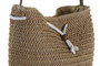 DKD Home Decor Bolso Boho Natural Beige 28 x 38 x 44 cm (4 Unidades)