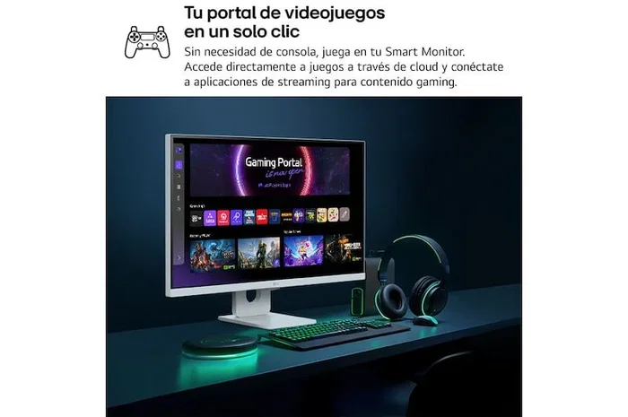 LG Smart Monitor MyView 27U731SA-W 27 pulgadas 4K UHD IPS Blanco
