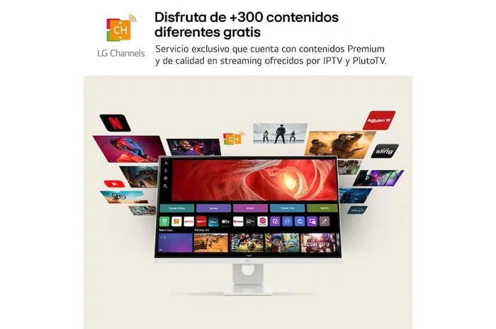 LG Smart Monitor MyView 27U731SA-W 27 pulgadas 4K UHD IPS Blanco