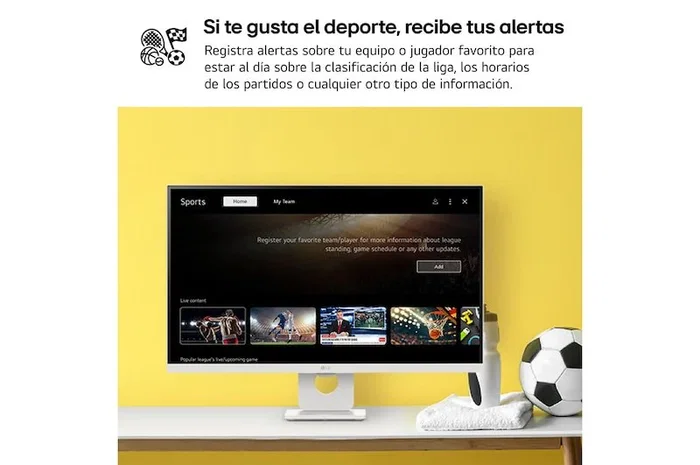 LG Smart Monitor MyView 27U731SA-W 27 pulgadas 4K UHD IPS Blanco