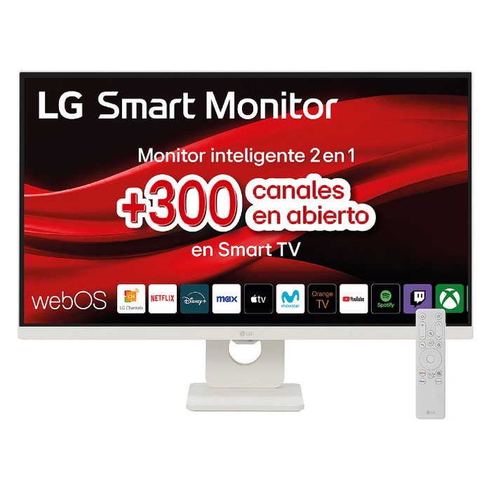 LG Smart Monitor MyView 27U731SA-W 27 pulg. 4K UHD IPS Blanco LG Smart Monitor MyView 27U731SA-W 27 pulg. 4K UHD IPS Blanco
