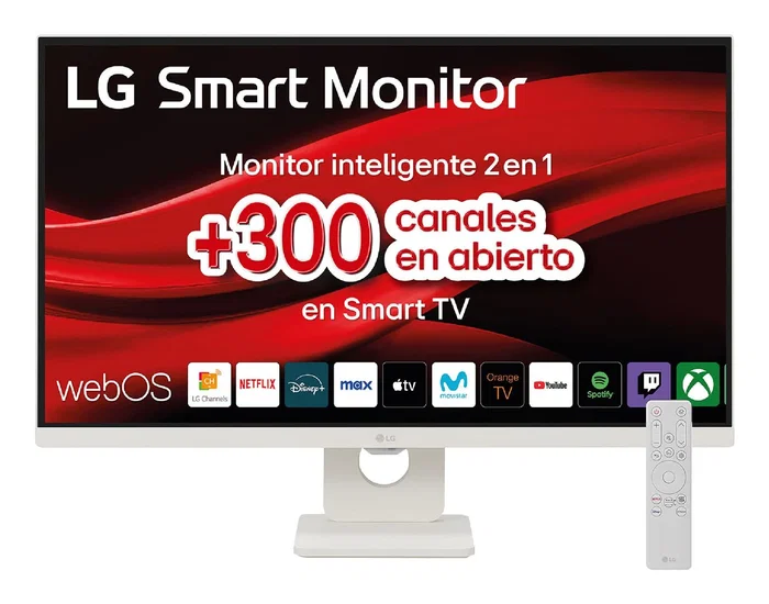 LG Smart Monitor MyView 27U731SA-W 27 pulg. 4K UHD IPS Blanco LG Smart Monitor MyView 27U731SA-W 27 pulg. 4K UHD IPS Blanco