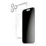 PanzerGlass CARE by Protector de Pantalla 3-en-1 Privacidad para Apple iPhone 17 Pro - Vidrio Templado Antihuellas Aplicación en Seco