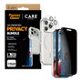 PanzerGlass CARE by Protector de Pantalla 3-en-1 Privacidad para Apple iPhone 17 Pro - Vidrio Templado Antihuellas Aplicación en Seco