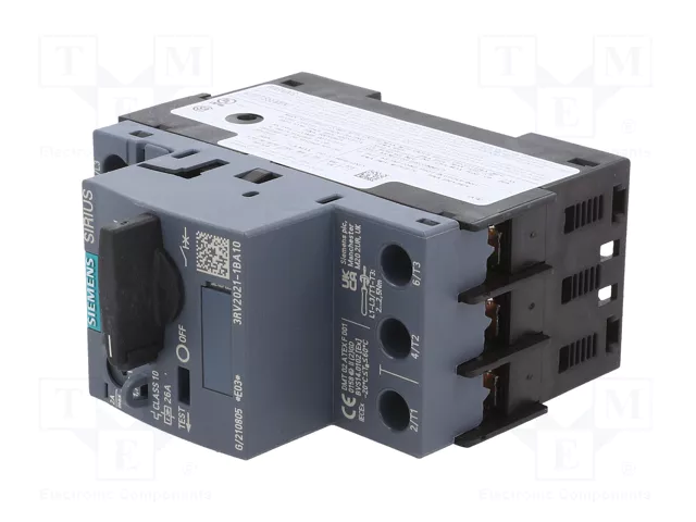 SIEMENS 3RV2 Interruptor motorizado 0,75kW 26A