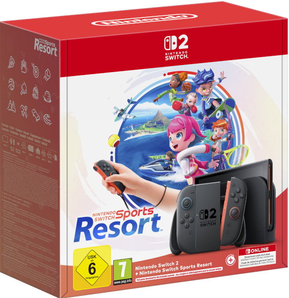 Nintendo Switch 2 + Nintendo Switch Sports Resort + 3 Meses NSO Nintendo Switch 2 + Nintendo Switch Sports Resort + 3 Meses NSO