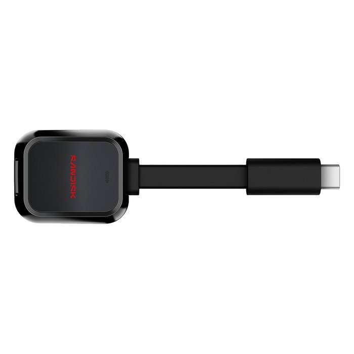 SanDisk QuickFlow Lector de Tarjetas MicroSD USB-C Negro