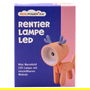 RealPower LED-Tier Taschenlampe Linterna de Animal en Forma de Ciervo Rosa