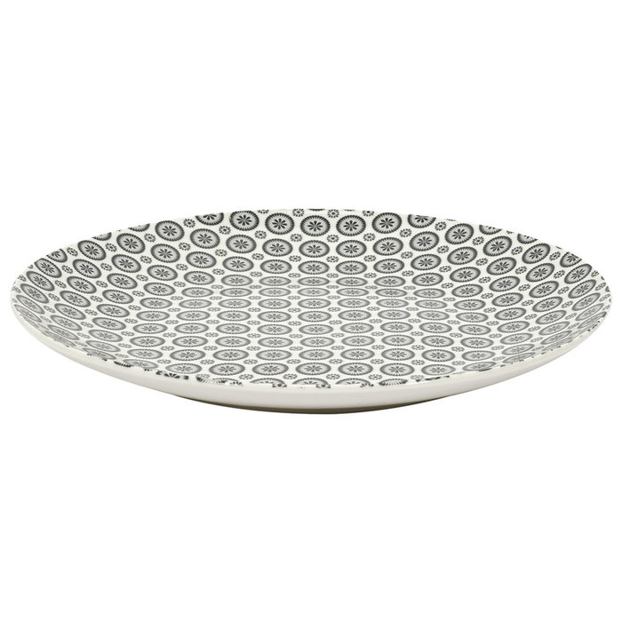 Home Deco Factory Plato Cottage Gris 25 cm