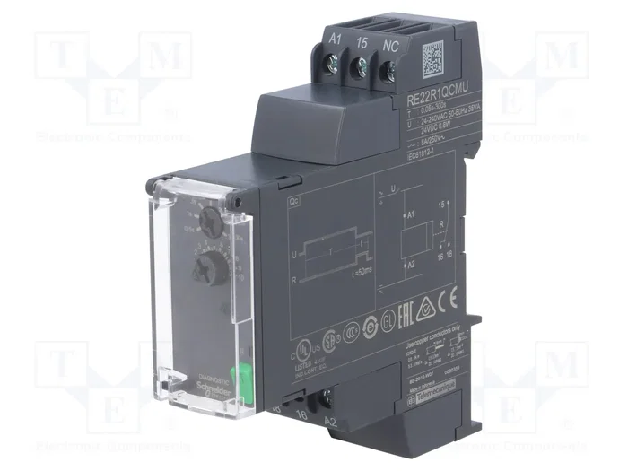 SCHNEIDER ELECTRIC Zelio Time Relé de tiempo SPDT 24-240VAC 8A SCHNEIDER ELECTRIC Zelio Time Relé de tiempo SPDT 24-240VAC 8A