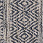 Ixia Alfombra Azul-Blanco de 80 x 150 cm