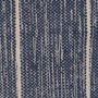 Alfombra Azul-Blanco Poliester-Algodón 80 X 150 cm