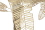 DKD Home Decor Decoración Mendong Metal Bananero 30x30x180 cm