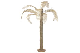 DKD Home Decor Decoración Mendong Metal Bananero 30x30x180 cm