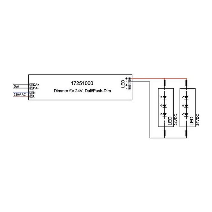 Brumberg 17251000 Fuente de alimentación DALI 80W 230V Blanco