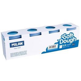 Milan Pasta Blanda Soft Dough 116 gr Azul Caja 4 Ud