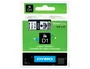 Dymo Cinta D1 Negro sobre Transparente 19mm x 7m