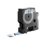 Dymo Cinta D1 Negro sobre Transparente 19mm x 7m