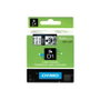 Dymo Cinta D1 Negro sobre Transparente 19mm x 7m