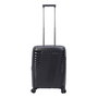 Totto Maleta de Viaje Traveler ET17TRL001-2210-N01S Negra Equipaje de Cabina 20 Pulgadas Expansible con Seguridad TSA y Ruedas 360º