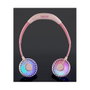 UNOLD Ventilador de cuello Breezy rosa 1,2W 3 velocidades
