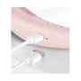 UNOLD Ventilador de cuello Breezy rosa 1,2W 3 velocidades