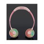 UNOLD Ventilador de cuello Breezy rosa 1,2W 3 velocidades