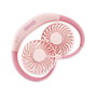 UNOLD Ventilador de cuello Breezy rosa 1,2W 3 velocidades