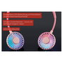 UNOLD Ventilador de cuello Breezy rosa 1,2W 3 velocidades
