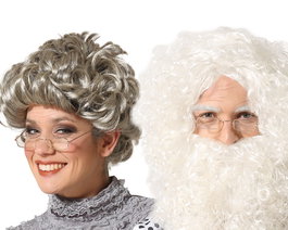 Gafas Carnaval Ancianos Unisex Adulto Metálicas Finas para Disfraz