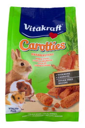 Vitakraft Snack Zanahoria-Conejo 7x50g, Sin Azúcar, Vitaminas y Minerales