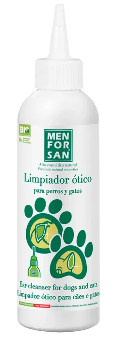 Men For San Limpiador Ótico para Perros y Gatos 125 ml